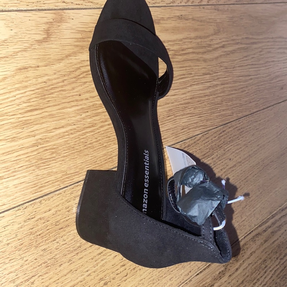 Black heeled Sandals in many different sizes